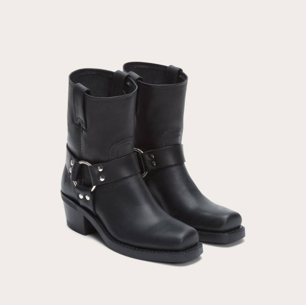 Brand new Black Frye Harness motorcycle boots 8R